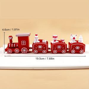 Tren Pequeño de Gran Venta Adorno Navideño Feliz Navidad Decoración para Mesa del Hogar 2025 Regalos de Navidad Noel Natal - Product Image 6