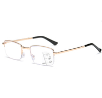 Lunettes de lecture pliantes pour hommes et femmes, lunettes multifocales portables, anti-lumière bleue, lunettes optiques presbyopes avec étui en cuir