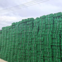Dalles de gazon en HDPE pour allées, grilles de gazon en plastique robustes et emboîtables, tapis perméables pour gravier dans les parkings et les pelouses
