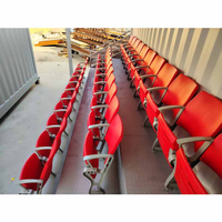 Structure modulaire de conteneurs personnalisés pour événements en plein air avec sièges de stade en aluminium, gradins en plein air pour terrain de football