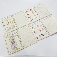 Cahier de traçage magique en gros pour l'apprentissage des langues (français, anglais, espagnol, arabe, allemand) – Livre éducatif pour enfants