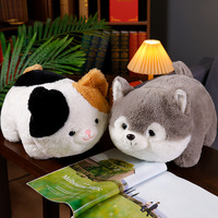 Peluche créative super douce et grasse, jouets en peluche pour gros chat, oreiller axolotl mignon, adorable peluche paresseux panda peluche gros cochon