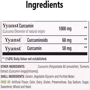 Cápsulas blandas de extracto de cúrcuma de alta calidad que promueven la salud del corazón y la salud cerebral - Product Image 4