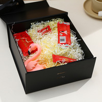 Boîte cadeau carrée pliable monobloc avec fermeture magnétique à rabat, design nœud papillon DIY pour la Saint-Valentin - Vente en gros transfrontalière