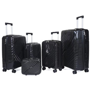 Juego de 5 piezas de maleta de <span class=keywords><strong>viaje</strong></span> con ruedas de plástico PP personalizada de carcasa dura barata - Product Image 6