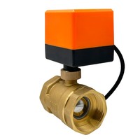 Vanne à boisseau sphérique motorisée à solénoïde en laiton, 1/2 à 2 pouces, bidirectionnelle, DC 24V, trois fils, deux commandes, électrique, pour eau, OEM Acarpss