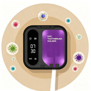 The Most Popular Travel Portable Mini <b>Toothbrush</b> Sanitizers Wireless Rechargeable <b>Wall</b>-<b>Mounted</b> <b>Toothbrush</b> Sterilization <b>Holder</b> - Product Image 4