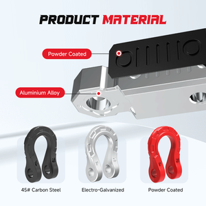 Ambull <span class=keywords><strong>Prix</strong></span> bon marché Anneau en D pour remorque en acier au carbone Récepteur d'<span class=keywords><strong>attelage</strong></span> Accessoires d'<span class=keywords><strong>attelage</strong></span> Support de manille pour <span class=keywords><strong>voiture</strong></span> Jeep - Product Image 3