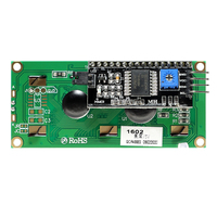 شاشة LCD 1602VA بسعر المصنع، وحدة عرض الأحرف 5 فولت مع لوحة محول IIC، شاشة LCD 1602 سوداء
