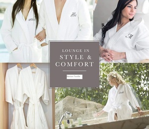 Wholesale Custom 5 Star Hotel Logo White Bath <strong>Robe</strong> Quick Dry Breathable 100% Cotton Kimono <strong>Waffle</strong> Spa Bathrobe - Product Image 6