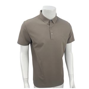 Vente en gros d'usine Polo de sport grande taille pour hommes T-shirt polo classique à manches courtes et revers à triple boutons - Product Image 2
