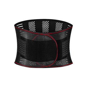 Ceinture de soutien lombaire réglable avec plaque en acier pour la protection de la taille et la correction de la posture, pour adultes, fitness, santé et massage. - Product Image 2