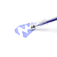 Stylo gel effaçable rechargeable avec logo personnalisé, stylo à friction sensible à la chaleur, ensemble cadeau d'entreprise OEM