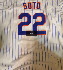 2025 नए आगमन थोक पुरुषों के 22 जुआ सोटो सोटो ने बेसबॉल जर्सी को जहाज करने के लिए तैयार - Product Image 4