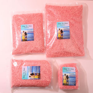 WaxNewK 1kg ipoallergenico colofonia cera rosa Aloe Vera <span class=keywords><strong>Azulene</strong></span> fragola miele di alta qualità Shimmer cera dura perline - Product Image 1