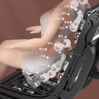 Canapé de massage électrique 3D Shiatsu à prix OEM, gravité zéro, luxe, piste SL, fauteuil de massage complet avec musique Bluetooth