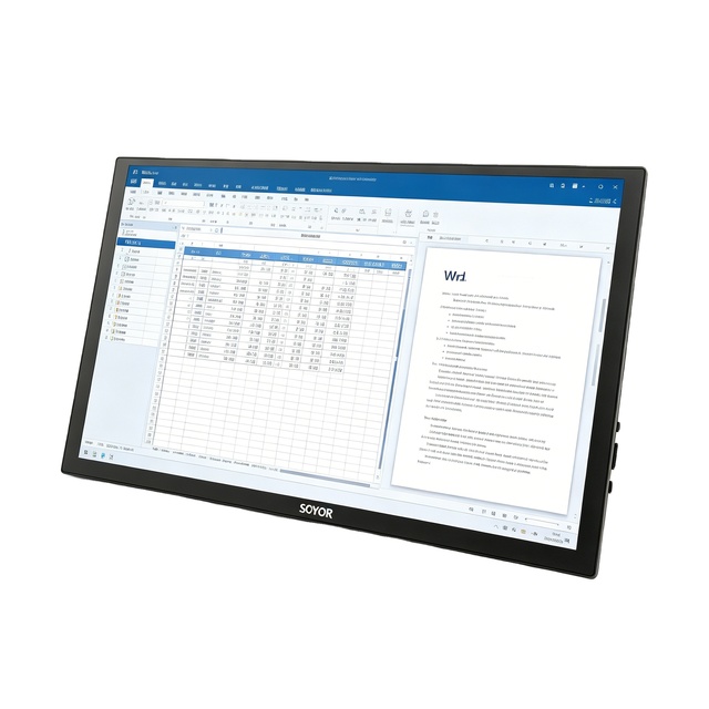 14/15.6-Inch Portable Touchscreen Monitor, Full HD 1080P USB-C Touch Display for Laptop & Portable Workstation