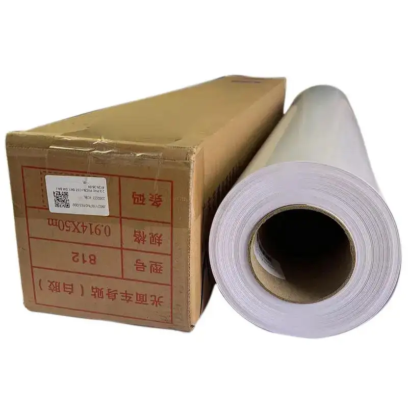 Custom Self-Adhesive PVC Vinyl Roll Removable Transparent Printable Self Adhesive Vinyl Roll