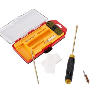 Compact <b>Cased</b> Outdoor Care Accessory, woven bundling strap + assorted brush pieces for convenient travel and field outdoor usage - Product Image 3
