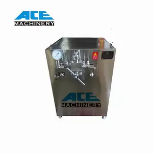 Ace Small Scale Milk Lab Machine Auto Mini Dairy Fruit Juice High Pressure Homogenizer For Sale