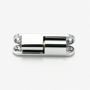RAXHP Charnière à vis en alliage de zinc, système à came réversible en forme de L, pour porte d'angle carrée verticale à angle droit, style industriel moderne - Product Image 3
