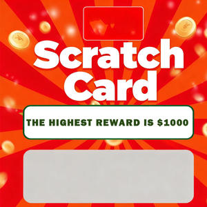 Tickets de jeu à gratter avec système antifraude à double vérification du numéro de série du code QR - Product Image 3