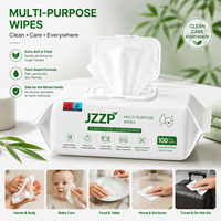 Échantillon Gratuit Lingettes Humides Multi-usages Douces Jetables Non-tissées pour Cuisine Salle de Bain Bébé Animaux Domestiques Usage Quotidien Domestique