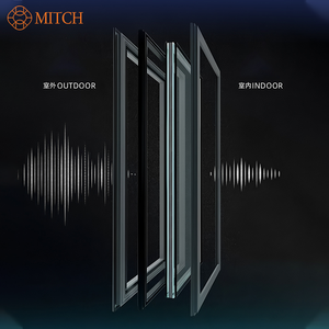 Puertas Batientes de Doble Vidrio de Alta Calidad, Precio Competitivo, Firmes y Confiables, de Aluminio Seguro y Fácil de Limpiar para Dormitorios y Baños - Product Image 4