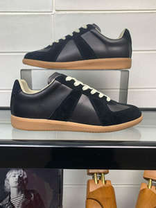 Chaussures montantes en cuir véritable à lacets pour hommes et femmes, légères, respirantes, en maille, chaussures décontractées d'été, couleurs <span class=keywords><strong>noir</strong></span>, gomme, nude - Product Image 6