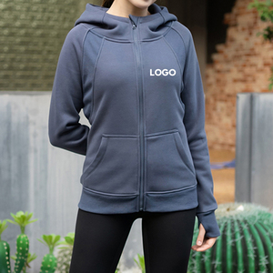 Ropa deportiva a prueba de rayos UV con bolsillo oculto y cremallera completa para entrenamiento de gimnasia y ropa de mujer para todas las estaciones - Product Image 3