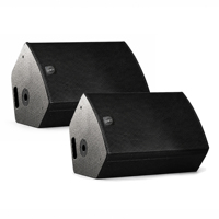 YINBOEAR Enceinte active pleine gamme de 8 pouces 150W, système de sonorisation portable, moniteur de sol pour salle de réunion, conférence, KTV