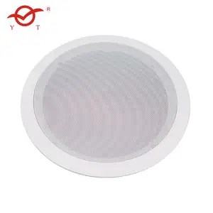 Ceiling Speaker 60W 100V Lost 5Watt Black 8 Inch Passive In Home Systems Professional Twist Fit Grille Public Address System
