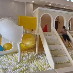 Premium Modern Indoor Playground Soft Play Equipment Set for Kids Commercial Children's Playground with Slide and Ball Pool - Product Image 1