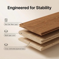Parquet en frêne blanc de luxe 15 mm |   Multi-couches Naturelles |   Hôtel Résidentiel |   OEM