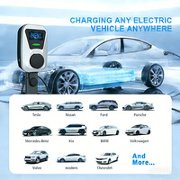 Station de recharge murale pour véhicule électrique EV, mode OEM 3, 16A, 3 phases, 11KW
