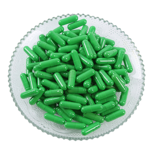 Boyut 0 1 2 3 4 özel tüm yeşil boş kapsül kabuk jelatin kapsüller - Product Image 4
