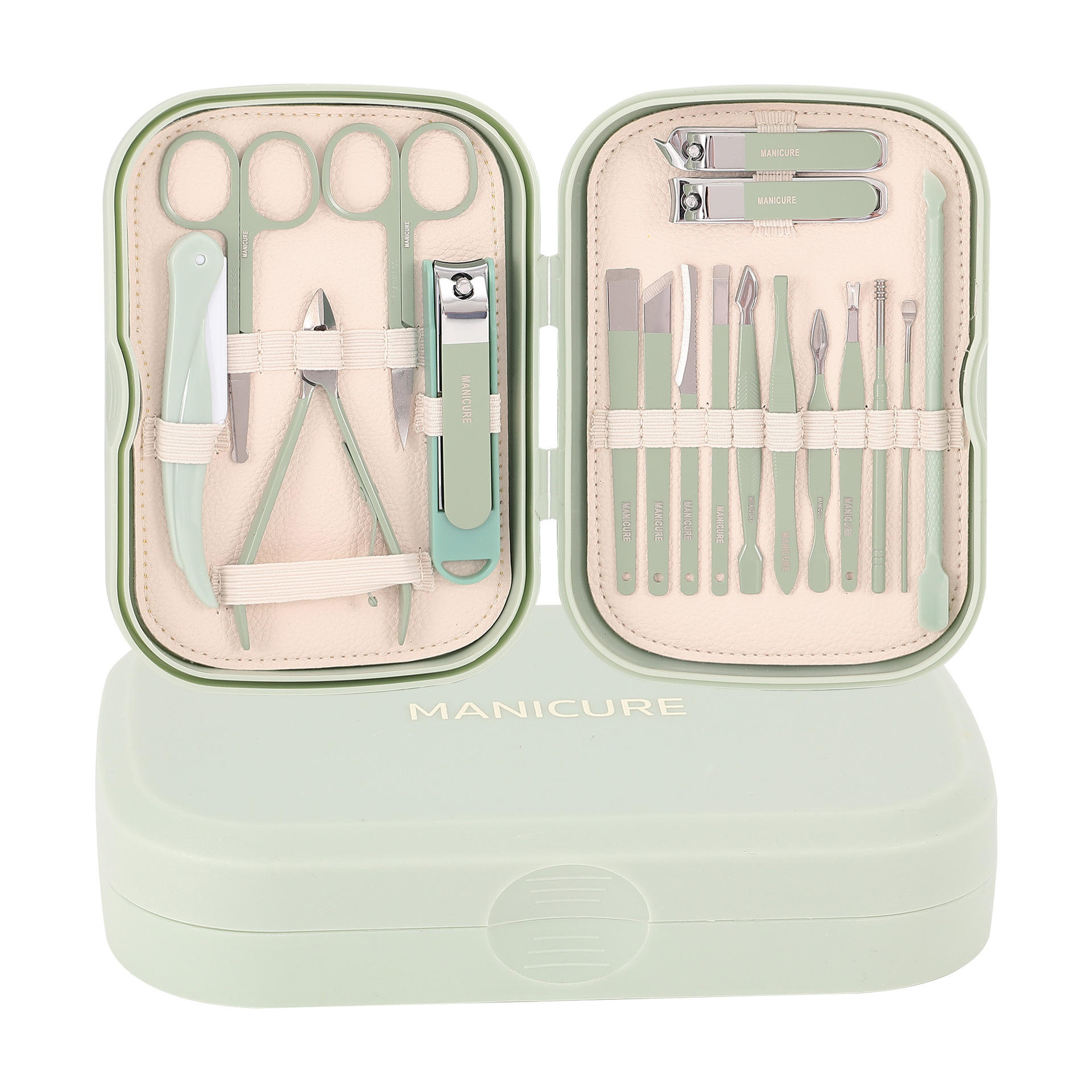 Ensemble 18 pièces vert menthe