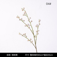 Fruits d'eucalyptus artificiels pour la décoration intérieure, salon, projet de décoration douce, décoration nordique verte pour hôtel, modèle de baies artificielles