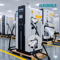 Station de recharge rapide pour véhicules électriques HAIDIRA IP55 DC 40kW-480kW compatible OCPP CCS1 CCS2 GB/T, station de recharge commerciale