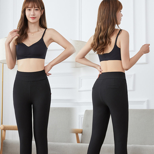 Super Hot 800g <strong>Sherpa</strong> Fleece <strong>Lined</strong> Winter Warm <strong>Leggings</strong> for Women Mulberry Silk Filling Casual Style Breathable Feature - Product Image 4