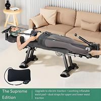 Dispositif d'étirement électrique Banc d'entraînement incliné pour jambe plate pour lit de traction relaxant de décompression lombaire cervicale orthopédique
