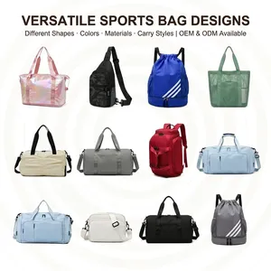 Borsa da ginnastica <span class=keywords><strong>rosa</strong></span> di lusso borsa da ginnastica da donna con Logo personalizzato con Logo tattico <span class=keywords><strong>borsone</strong></span> da palestra con supporto per tappetino Yoga e scomparto per scarpe - Product Image 5