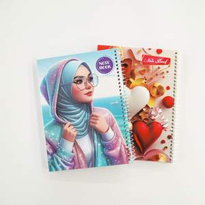 Promotional Coil Notebook Business Office <b>Notepad</b> Student Exercise Workbook With Custom Pattern Logo - Product Image 1