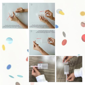 Wholesale Push <b>Pop</b> Confetti Wedding Mini Fireworks Confetti Popper for Party Birthday Decoration Party & Holiday Supplier - Product Image 2