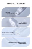 Livraison Rapide, Vente Chaude : Flacons de Parfum 2ml, 3ml, 5ml, 10ml, Bouteilles d'Échantillon en Verre avec Pompe Pulvérisatrice en Plastique, Mini Flacons Testeurs en Gros