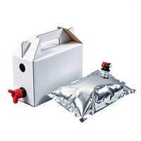 Sac aseptique Bag-in-Box avec couvercle PETPAvmpetPE, valve pour liquides, résistant au gel, anti-fuite, anti-écrasement, pour emballage alimentaire