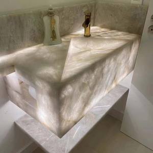 Modern Design Quartzito Luxury High Quality Glossy White Brazil Cristallo Quartzite Kitchen <b>Bedroom</b> Basin <b>Vanities</b> Countertops 5 - Product Image 5