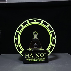 ชั้นวางไวน์อะคริลิคแบบมีไฟ LED สำหรับโชว์ XO Spirits ดีไซน์ทันสมัย เหมาะสำหรับตกแต่งเคาน์เตอร์บาร์ - Product Image 2