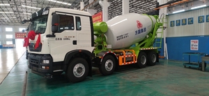 Novo 6x4 Mão Direita Drive 9 Medidor Cúbico Howo Dongfeng Foton Caminhão Betoneira Eficiente Motor Bomba Gearbox Construção - Product Image 4