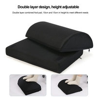 WJ-1046 ergonomico piedi cuscino cuscino rilassante supporto poggiapiedi sotto la scrivania sgabello per il lavoro a casa da viaggio poggiapiedi massaggio